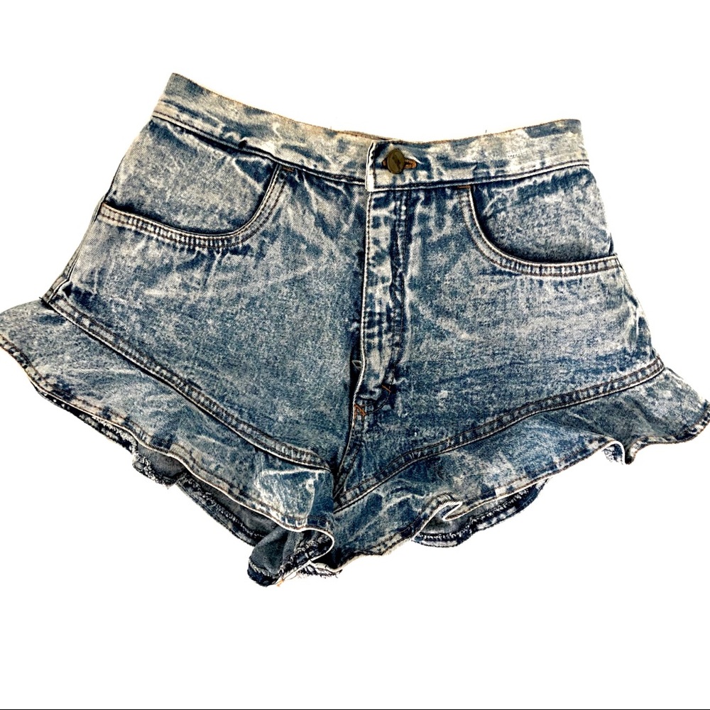 Vintage Brazilian high-waisted Jean shorts